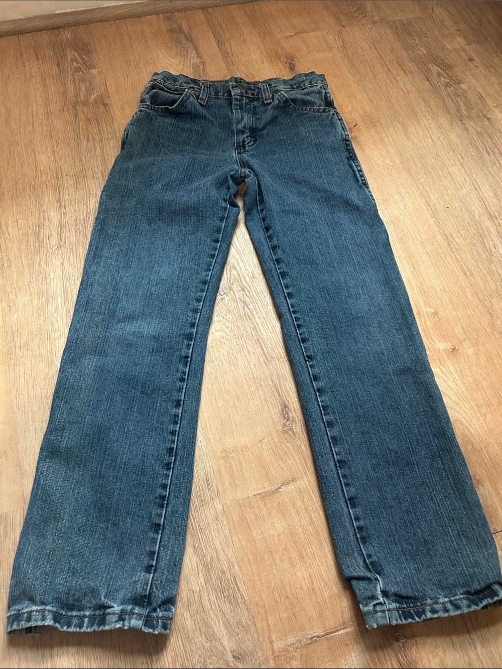 Wrangler Kids Blue Straight-Leg Jeans